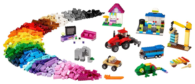 10697 Large Creative Box - New, Sealed, Retired LEGO Classic Set - Image 2