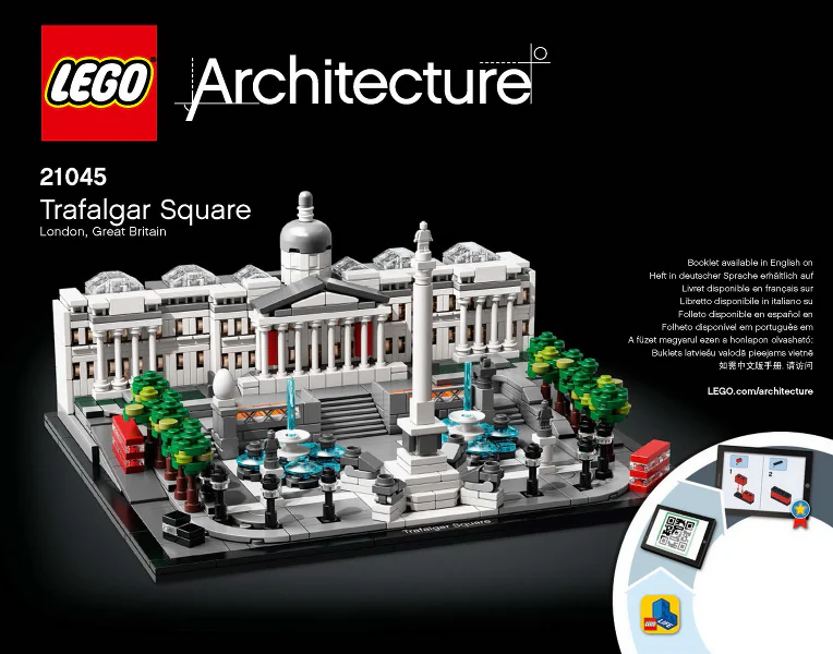 21045 Trafalgar Square - Certified Used, 100% Complete LEGO Architecture Set - Image 2