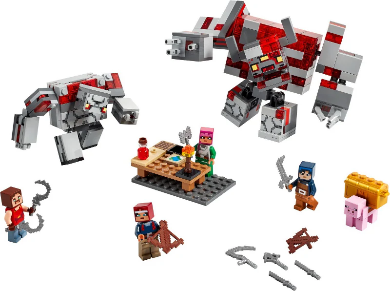 21163 The Redstone Battle - Certified Used, 100% Complete Minecraft Set