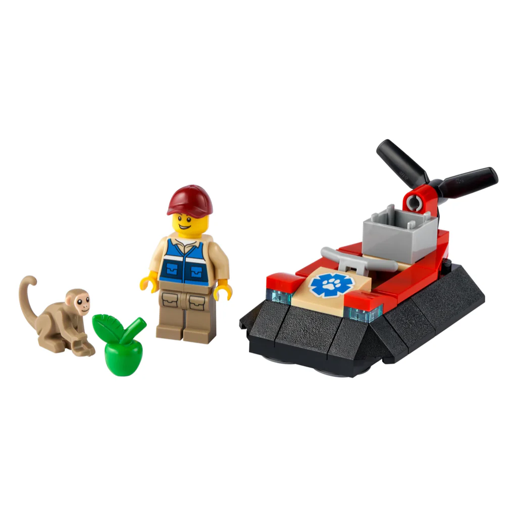 30570 Wildlife Rescue Hovercraft Polybag - Image 2