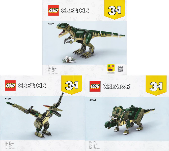 31151 T. Rex - Certified Used, 100% Complete LEGO Creator Set - Image 2