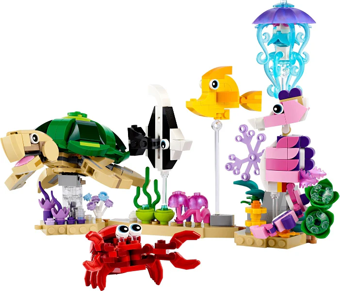 31158 Sea Animals - Certified Used, 100% Complete LEGO Creator Set