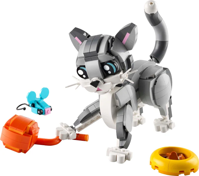 31163 Playful Cat - Certified Used, 100% Complete LEGO Creator Set