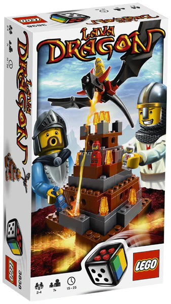 3838 Lava Dragon - Certified Used, 100% Complete LEGO Games Set - Image 2