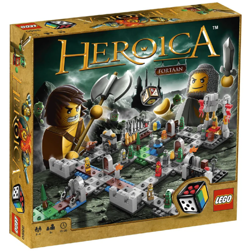 3860 Heroica - Fortaan - Certified Used, 100% Complete LEGO Games Set - Image 2