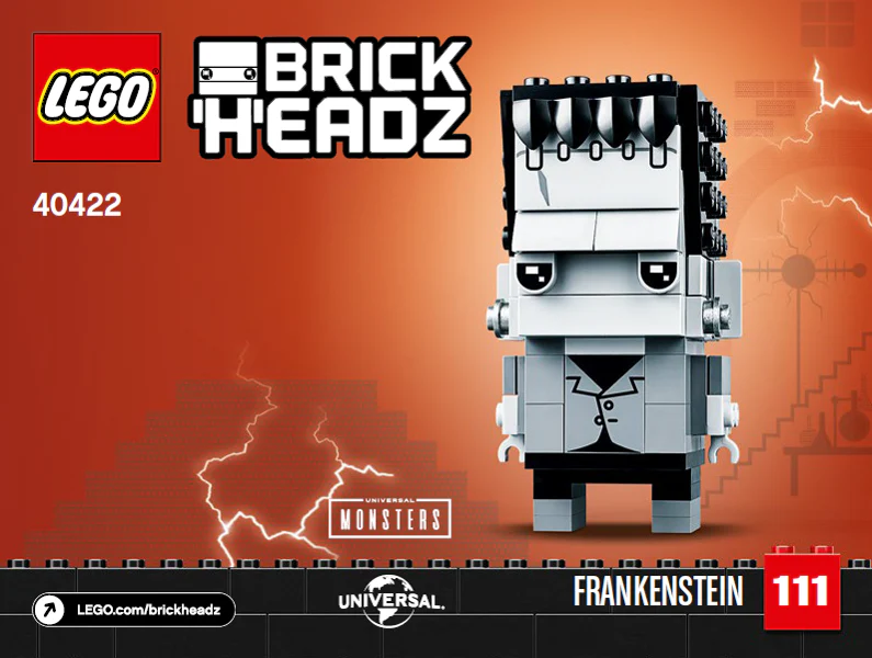 40422 Frankenstein - Certified Used, 100% Complete LEGO BrickHeadz Set - Image 2