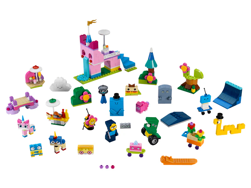 41455 Unikingdom Creative Brick Box - Certified Used, 100% Complete LEGO Unikitty! Set