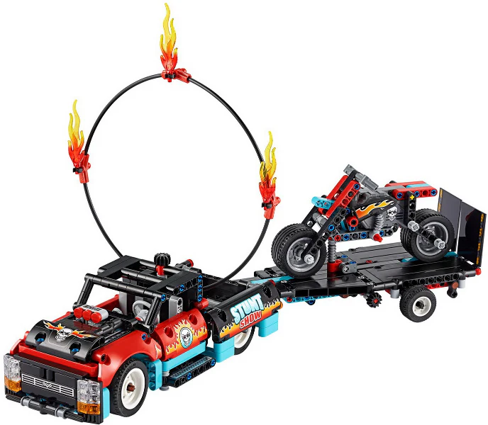 42106 Stunt Show Truck & Bike - New, Sealed, Retired LEGO Technic Set - Image 2
