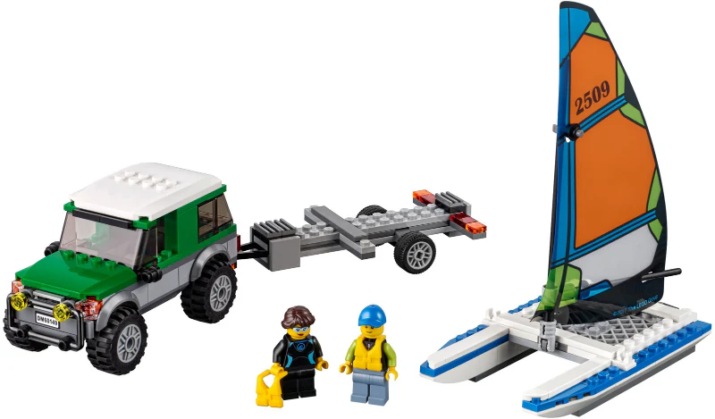60149 4x4 with Catamaran - New, Sealed, Retired LEGO City Set - Image 2