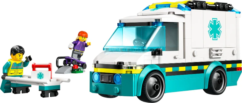 60451 Emergency Ambulance - New LEGO City Set - Image 2