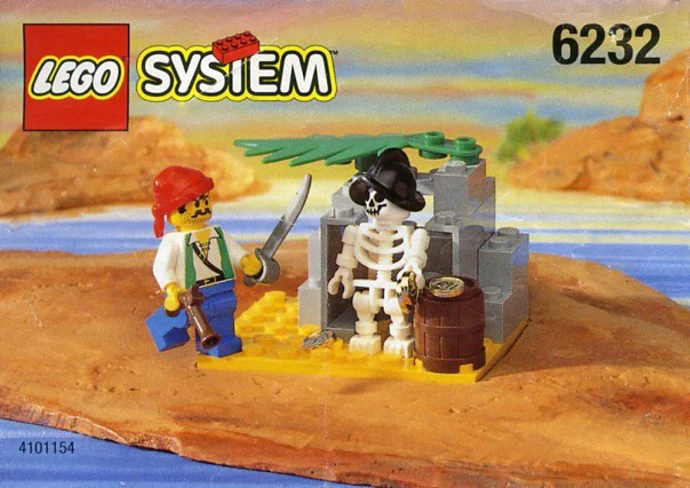 6232 Skeleton Crew - Certified Used, 100% Complete LEGO Pirates Set