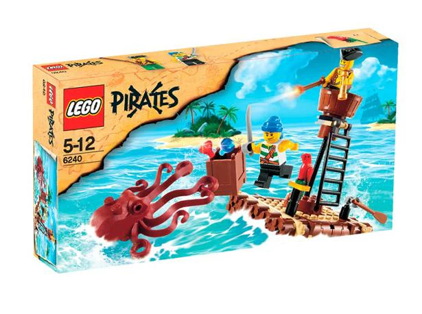 6240 Kraken Attackin' - Certified Used, 100% Complete LEGO Pirates Set - Image 2