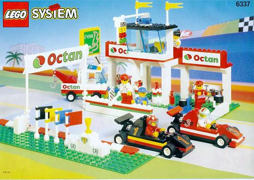 6337 Fast Track Finish - Certified Used, 100% Complete LEGO Town Set