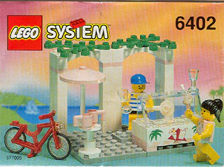 6402 Sidewalk Cafe - Certified Used, 100% Complete LEGO Paradisa Set