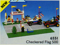 6551 Checkered Flag 500 - Certified Used, 100% Complete LEGO Town Set - Image 2