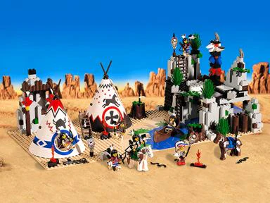 6766 Rapid River Village - Certified Used, 100% Complete LEGO Western Set - Image 2