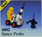 6802 Space Probe - Certified Used, 100% Complete LEGO Classic Space Set - Image 3