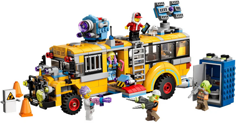 70423 Paranormal Interceptor Bus 3000 - Certified Used, 100% Complete LEGO Hidden Side
