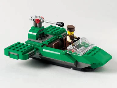 7124 Flash Speeder - Certified Used, 100% Complete LEGO Star Wars Set