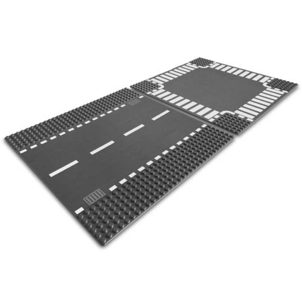 7280 Straight & Crossroad Plates [New, Sealed, Retired] - Image 2