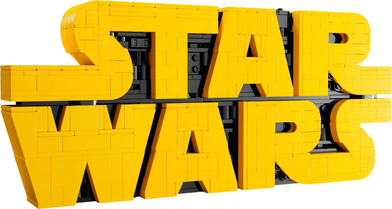 75407 Brick-Built Star Wars Logo - New LEGO Star Wars Set - Image 2