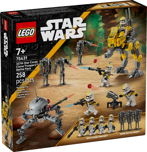 75431 327th Star Corps Clone Troopers Battle Pack - New LEGO Star Wars Set
