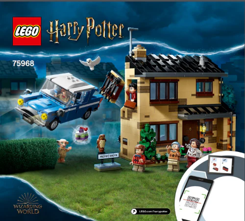 75968 4 Privet Drive - Certified Used, 100% Complete LEGO Harry Potter Set - Image 4
