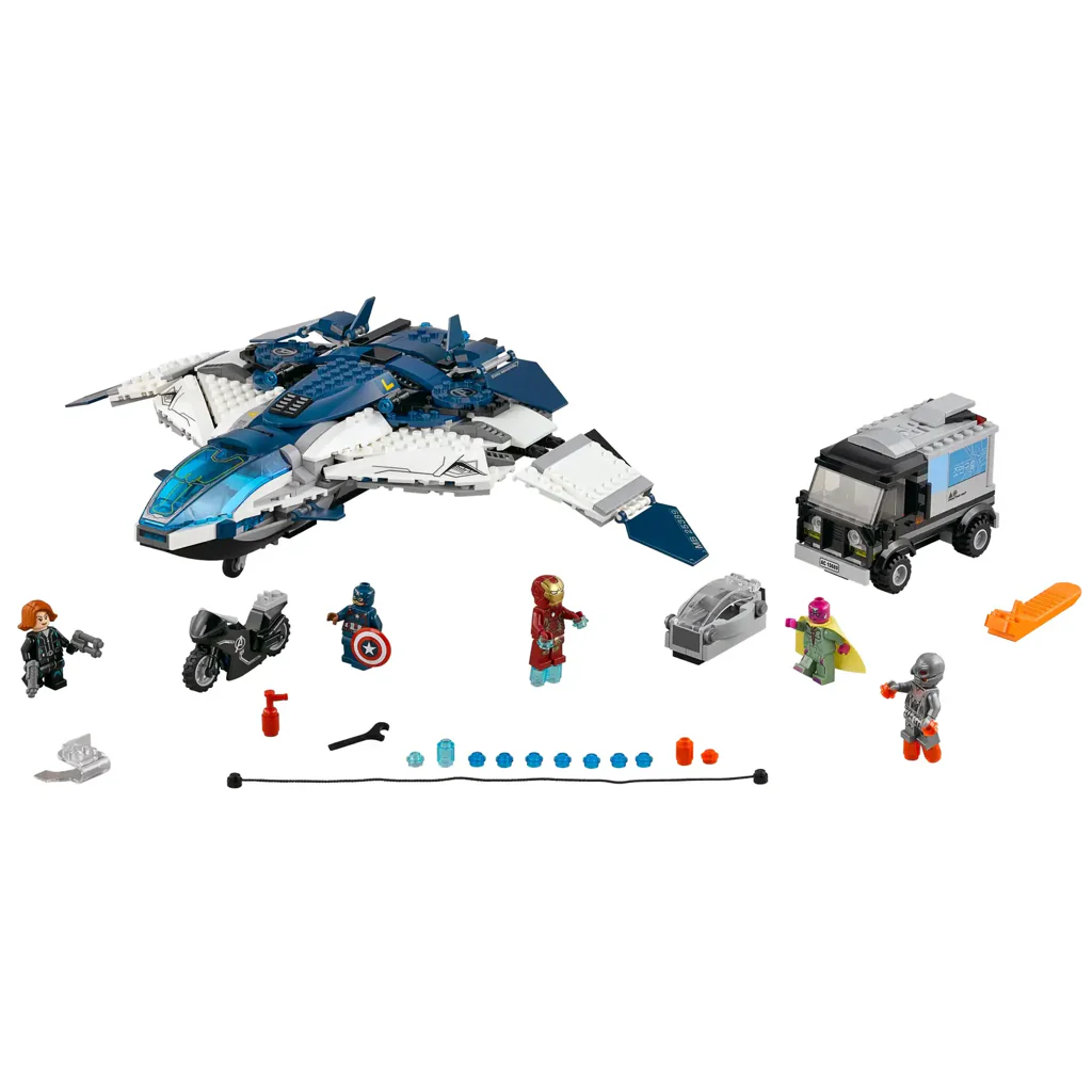 The Avengers Quinjet City Chase 76032 - Certified Used, 100% Complete LEGO Marvel Set - Image 2