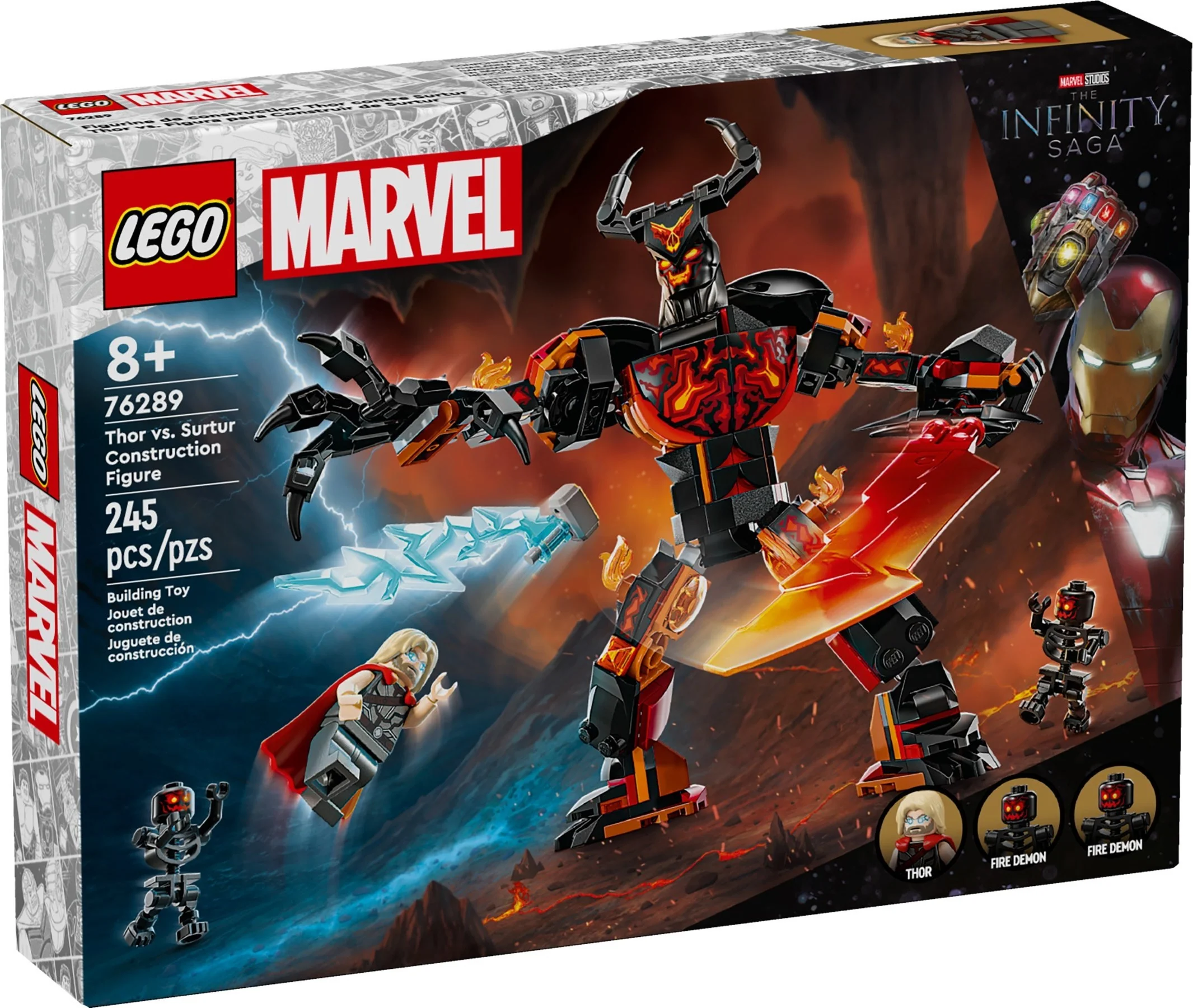 76289 Thor vs. Surtur Construction Figure - New LEGO Marvel Set