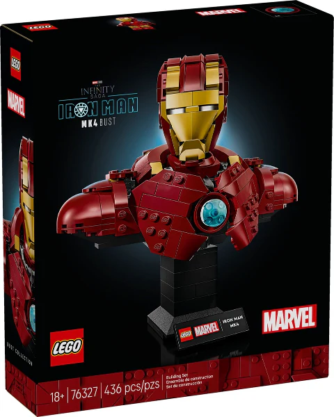 76327 Iron Man MK4 Bust - New LEGO Marvel Set