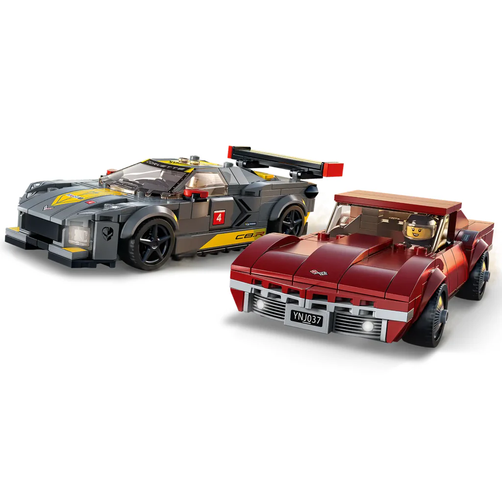 76903 Chevrolet Corvette C8.R Race Car and 1969 Chevrolet Corvette - New, Sealed, Retired LEGO Speed Champions Set - Image 3