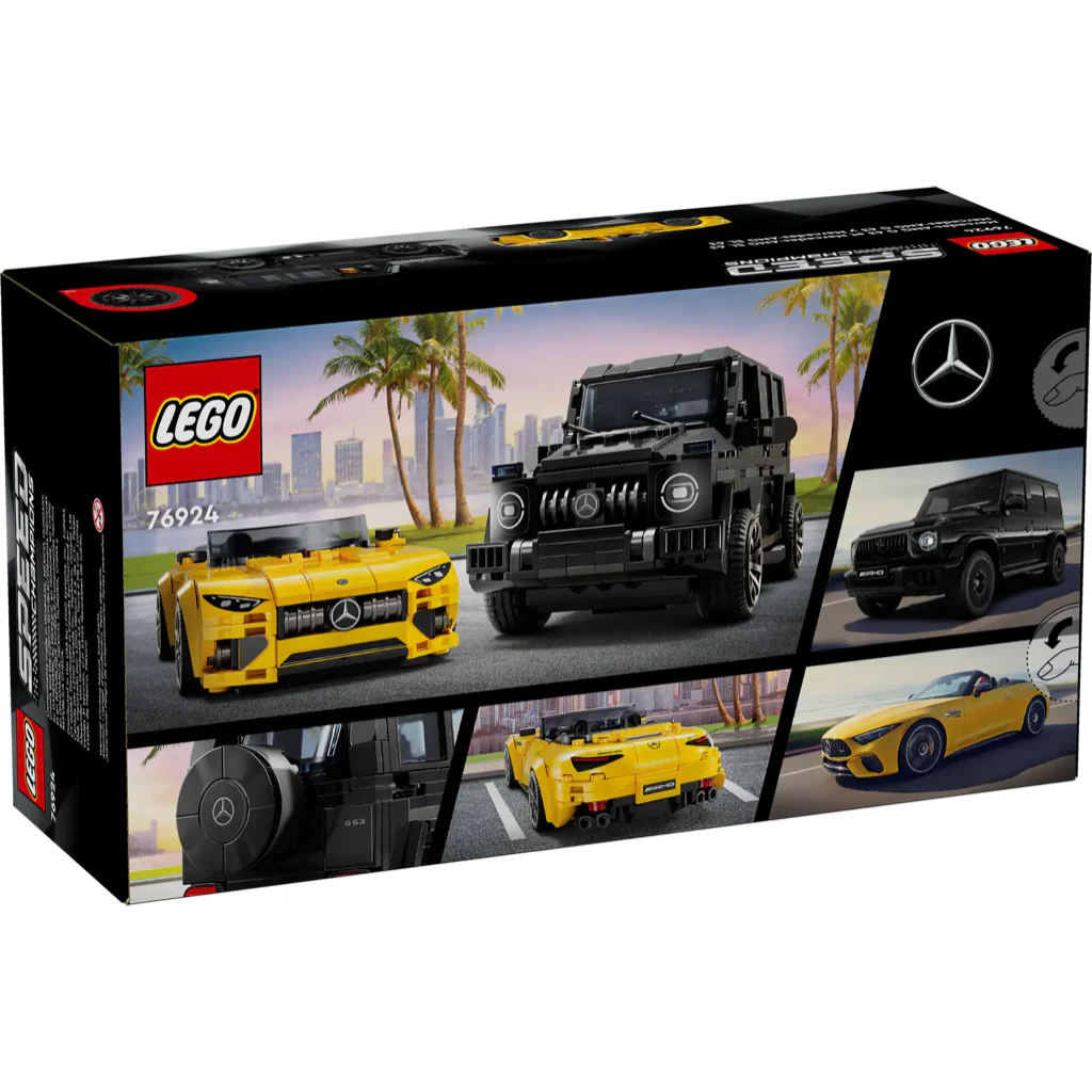 76924 Mercedes-AMG G 63 & Mercedes-AMG SL 63 - New LEGO Speed Champions Set - Image 4