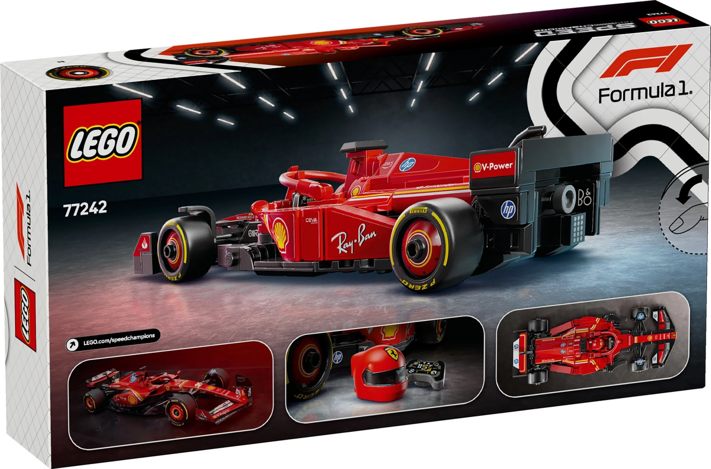 77242 Ferrari SF-24 F1 Race Car - New LEGO Speed Champions Set - Image 2
