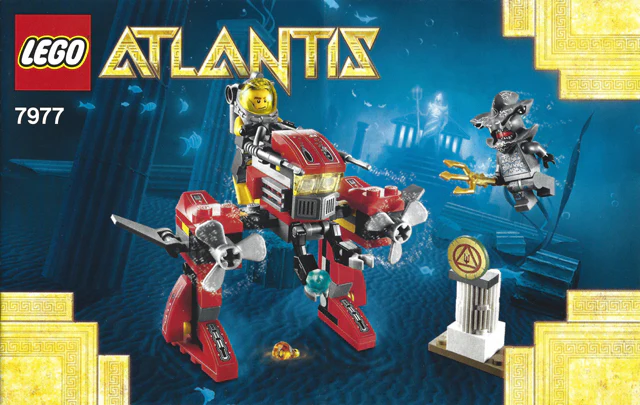 7977 Seabed Strider - Certified Used, 100% Complete LEGO Atlantis Set - Image 2