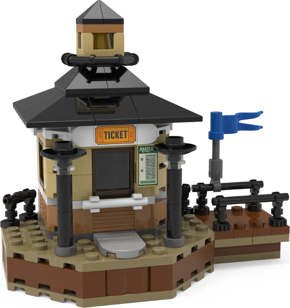 Amelia Ticket Booth - New Promotional LEGO Set - Image 2