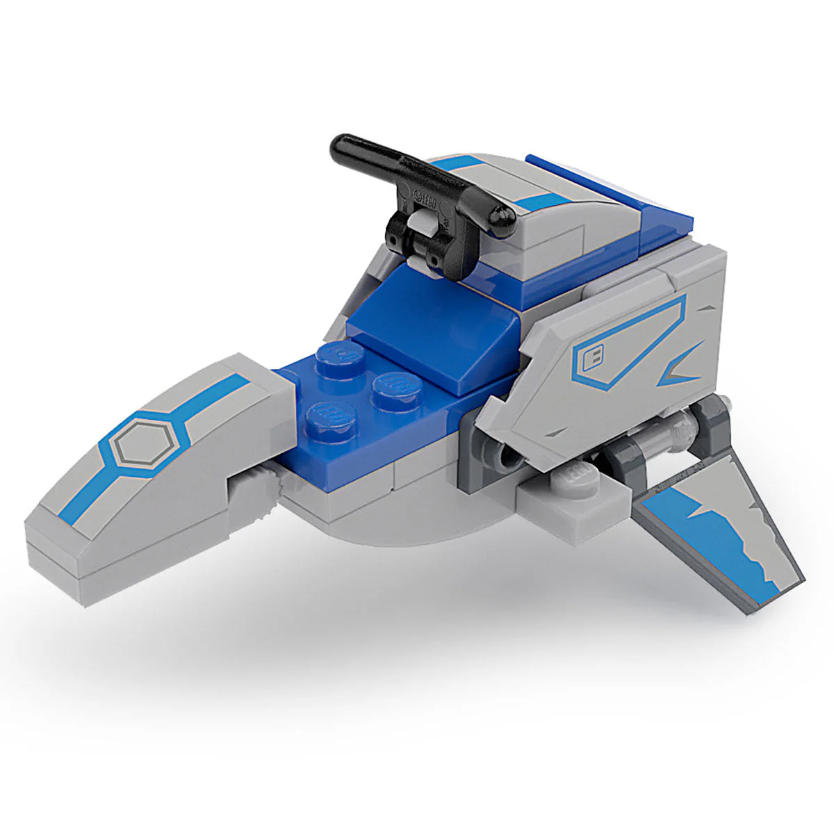 B3 Customs® Balutar-class Swoop Speeder Bike Custom Building Set - Image 2