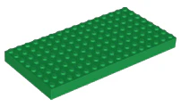 Brick 8 x 16 - Green