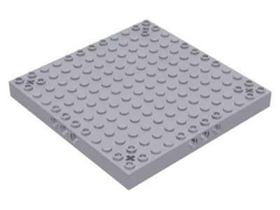 Brick, Modified 12x12 with Holes - Light Bluish Gray