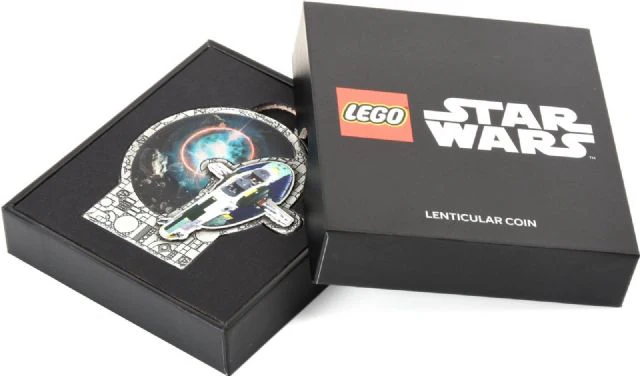 Jango Fett's Starship Lenticular Coin - New Star Wars Promotional Item