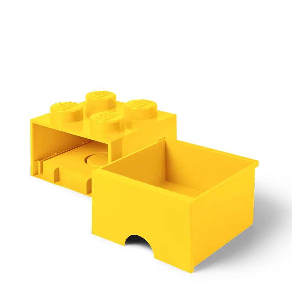 LEGO Brick Drawer - Bright Yellow - Image 2