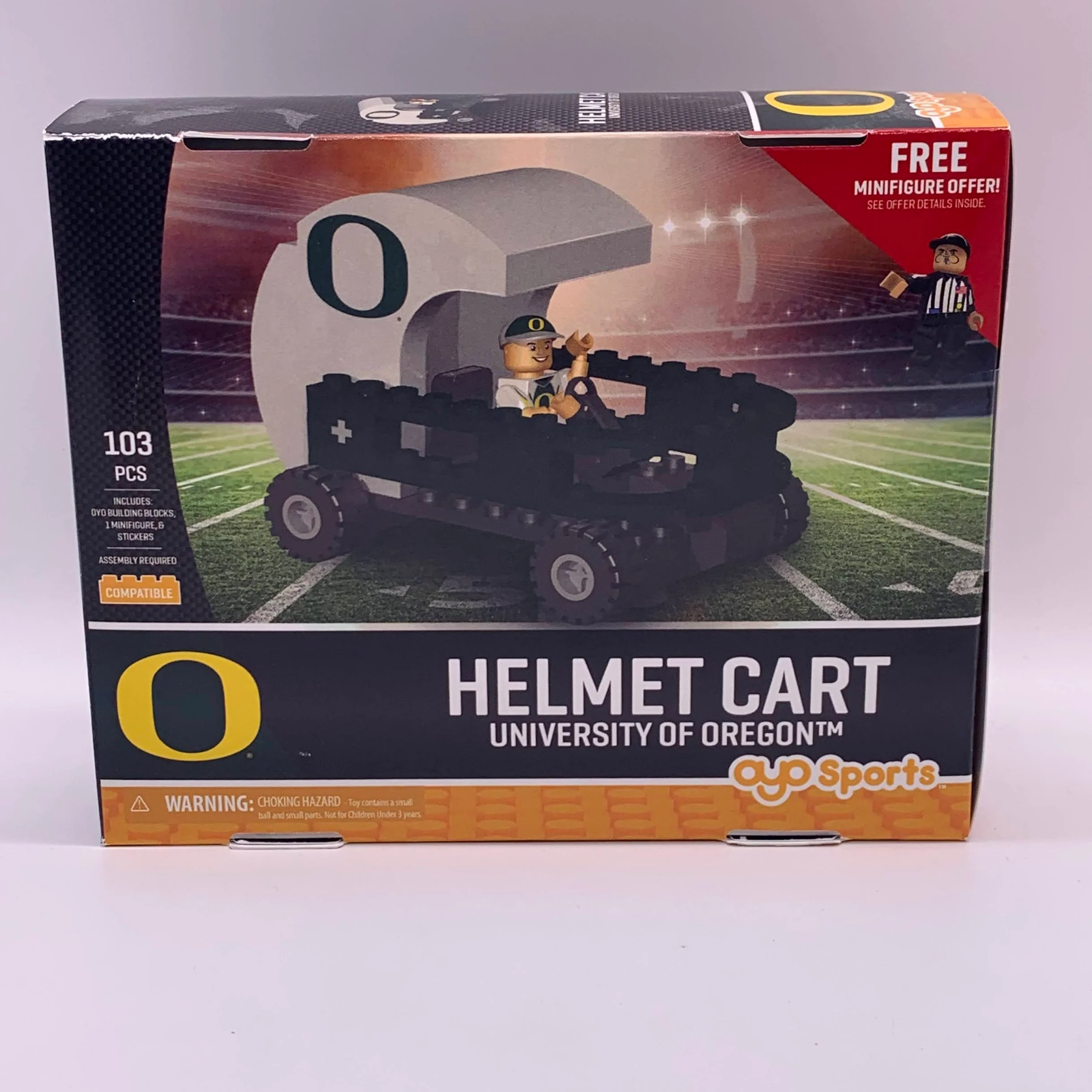 Oregon Ducks Helmet Cart - Image 2