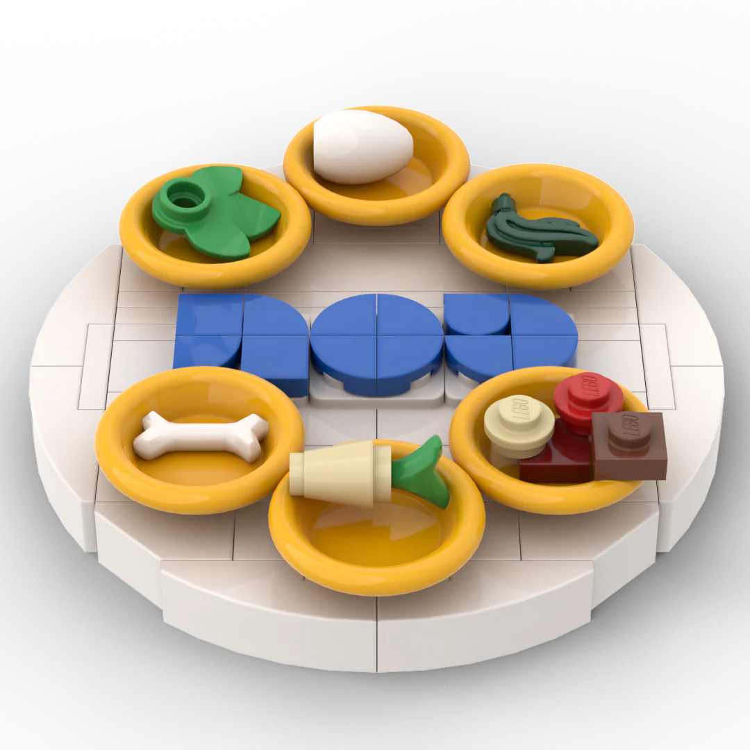 Passover Seder Plate custom LEGO® kit - Image 2