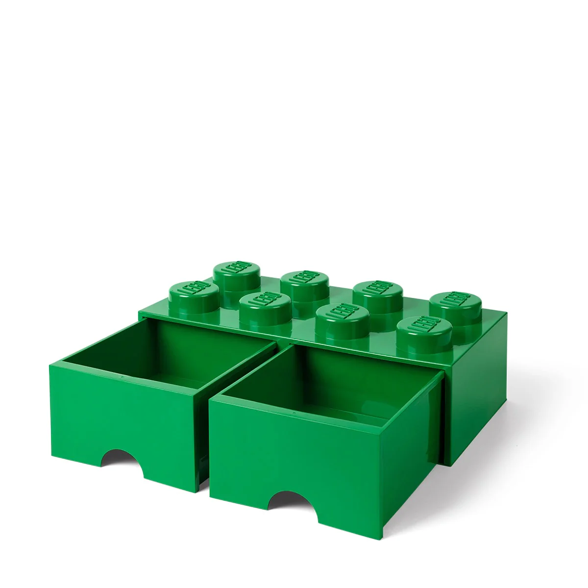 Storage Brick 2 x 4 with Drawers - Green [USED] - Image 4