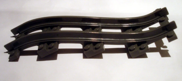 Train Track Ramp Narrow - Dark Bluish Gray